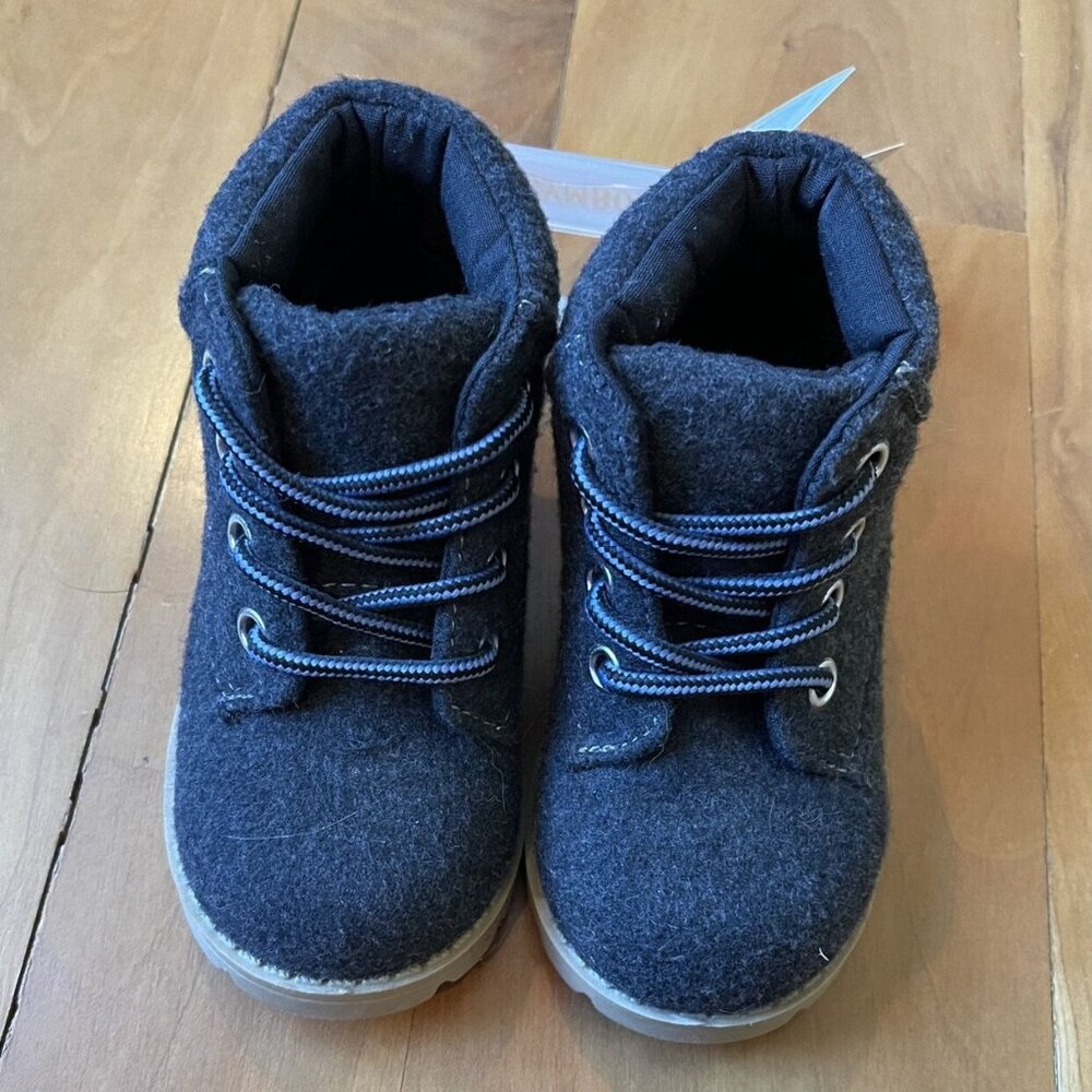 Gymboree Toddler Boys Grey Wool-Blend Boots Size 7